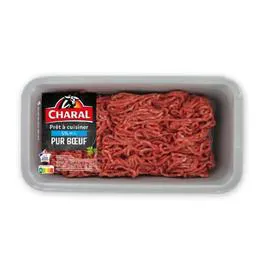 Viande Bovine: haché pur boeuf 5% MG (500g)