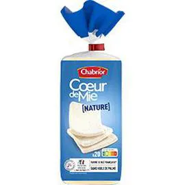 CHABRIOR Pain Coeur de Mie nature 500g
