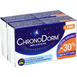 Complément alimentaire Mélatonine 1,9 mg (2x30)