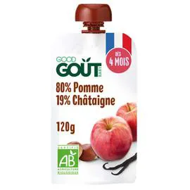 GOOD GOUT KIDZ Good Gout Kidz Pomme châtaigne Bio 120g