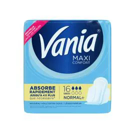 VANIA Serviettes hygiéniques normal plus x16