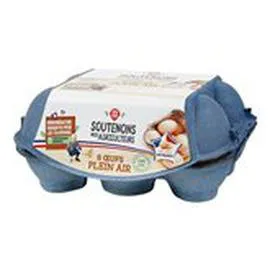 Oeufs plein air Engagé (x6)