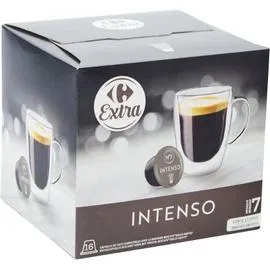CARREFOUR EXTRA Café capsules Intenso 30x6,5g