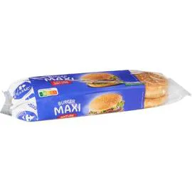 Pains spéciaux Burger Maxi nature (495g)