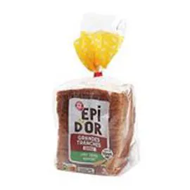 MARQUE REPÈRE, ÉPI D'OR Pain de mie Grandes tranches complet 550g