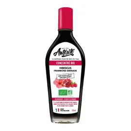Sirop hibiscus framboise grenade bio (13cl)