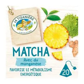 Infusion matcha avec du manganese (x20)