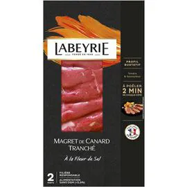 LABEYRIE Magret de canard en tranche nature 240g