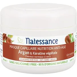 Masque capillaire à l'argan et kératine végétale (200ml)