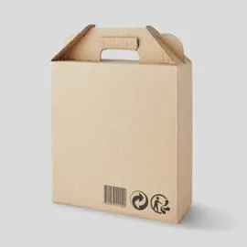 Boîte d'emballage pour transport d'assiettes (l'unité)
