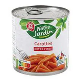 MARQUE REPÈRE, NOTRE JARDIN Carottes Extra-fines 265g