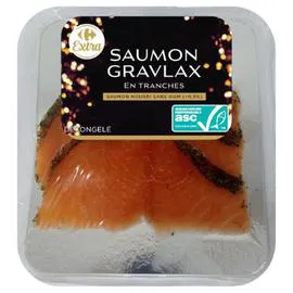 Saumon Gravlax en tranches (100g)
