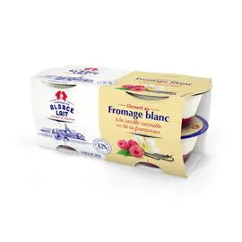 Fromage blanc Vanille framboise (4x125g)