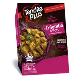 Plat cuisiné Colombo porc oignons (410g)