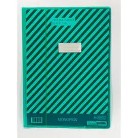 MONOPRIX Monoprix Maison Protège Cahier Vert A4 l'unité