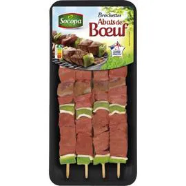 Brochettes abats de boeuf (400g)