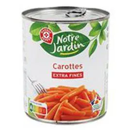 MARQUE REPÈRE, NOTRE JARDIN Carottes Extra-fines 530g