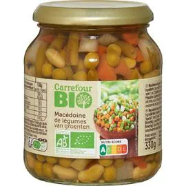 CARREFOUR BIO Macédoines bio de légumes 215g