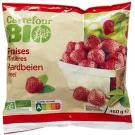 Fraises bio entières (450g)