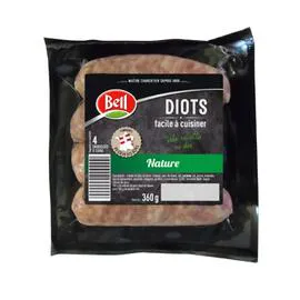 Saucisses Diots de Savoie nature (4x90g)