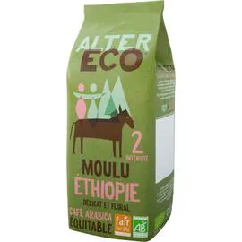 Café moulu pur Arabica Ethiopie (500g)