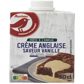 Crème anglaise saveur vanille UHT (50cl)