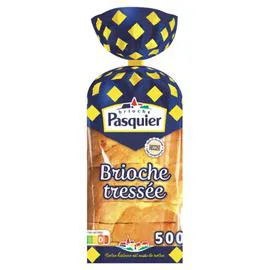 BRIOCHE PASQUIER Brioche tressées au levain 500g