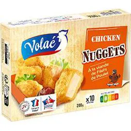 VOLAÉ Nuggets à la viande de filets de poulet 200g
