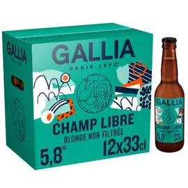 Bière Blonde non filtrée (12x33cl)