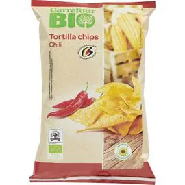 Chips tortillas chili Bio (125g)