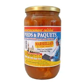 Plat cuisiné Pieds et paquets Marseillais (790g)