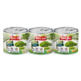 SAINT ELOI Haricots verts coupés très fins 3x110g
