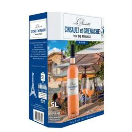 LA FRANCETTE Vin rosé Cinsault et Grenache 5l