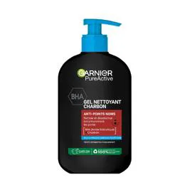GARNIER, SKINACTIVE Nettoyant Visage Doux Pour Le visage Au Charbon 250ml