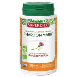 SUPER DIET Complément Alimentaire à base de Charbon Marie Bio 90 gélules 52g