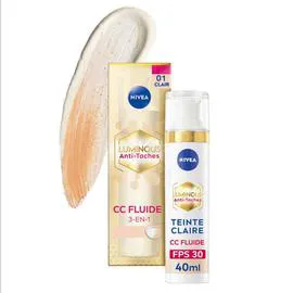 NIVEA Nivea CC Crème Fluide Anti-Aaches Teinte Clair FPS30 Luminous 630 40ml