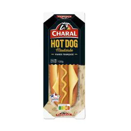 CHARAL Hot dog moutarde 120g