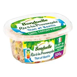Riz à la provençale Au thon et au basilic (500g)