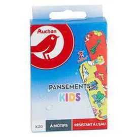 Pansement enfant résistant à l'eau 2 tailles (x20)