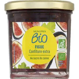 Confiture extra de figue au sucre de canne bio (360g)