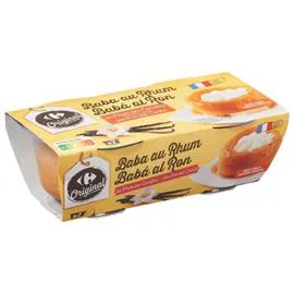 Dessert Baba au rhum (2x140g)
