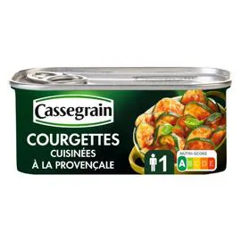 CASSEGRAIN Courgettes cuisinées à la provençale 185g