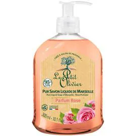 Pur savon liquide de Marseille, parfum rose (300ml)