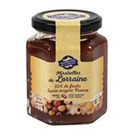 NOS RÉGIONS ONT DU TALENT Confiture mirabelles Lorraines 315g