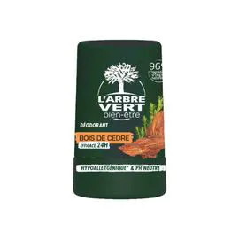 Déodorant Bille hypoallergénique bois de cèdre anti traces efficacité 24H (50ml)