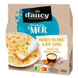 Plat Cuisiné filet de merlu & sauce au beurre blanc (300g)