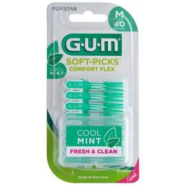 G.U.M Bâtonnat interdentaire soft comfort flex mint x40