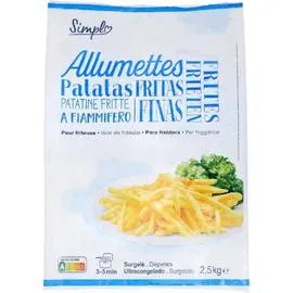 CARREFOUR SIMPL Allumettes frites pour friteuse SIMPL 2,5kg