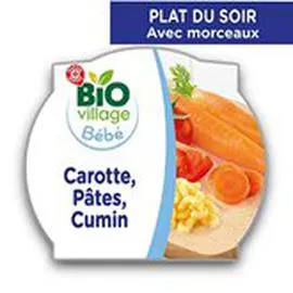 Assiette Carotte pâtes 18 mois (260g)