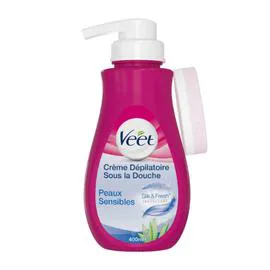 VEET Crème dépilatoire Silk & Fresh sous la douche 400ml